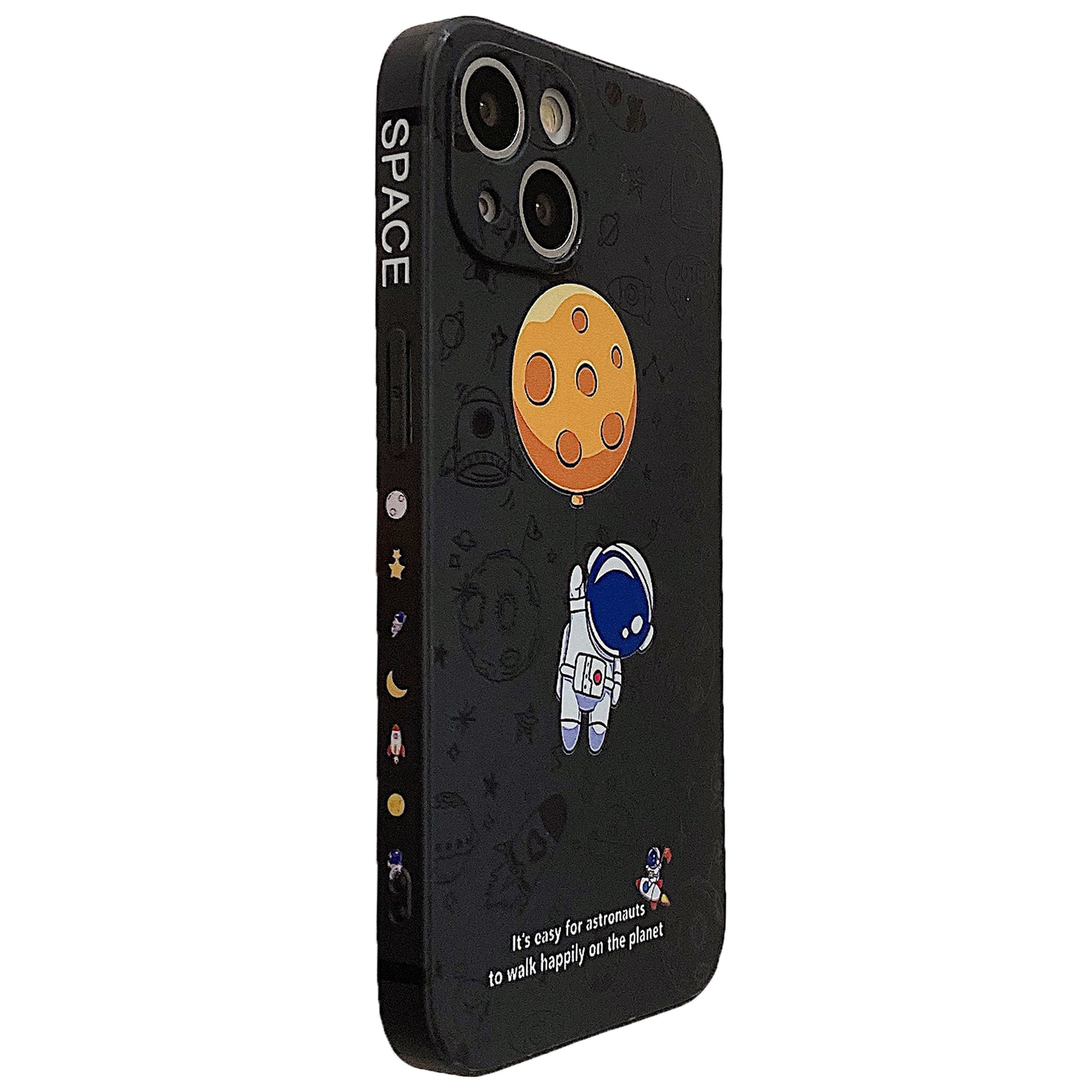 Til iPhone 14 Precise Cutout-telefonetui Moon Astronaut Pattern Anti-drop fleksibelt TPU-cover Til iPhone 14 Precise Cutout-telefonetui Moon Astronaut Pattern Anti-drop fleksibelt TPU-cover